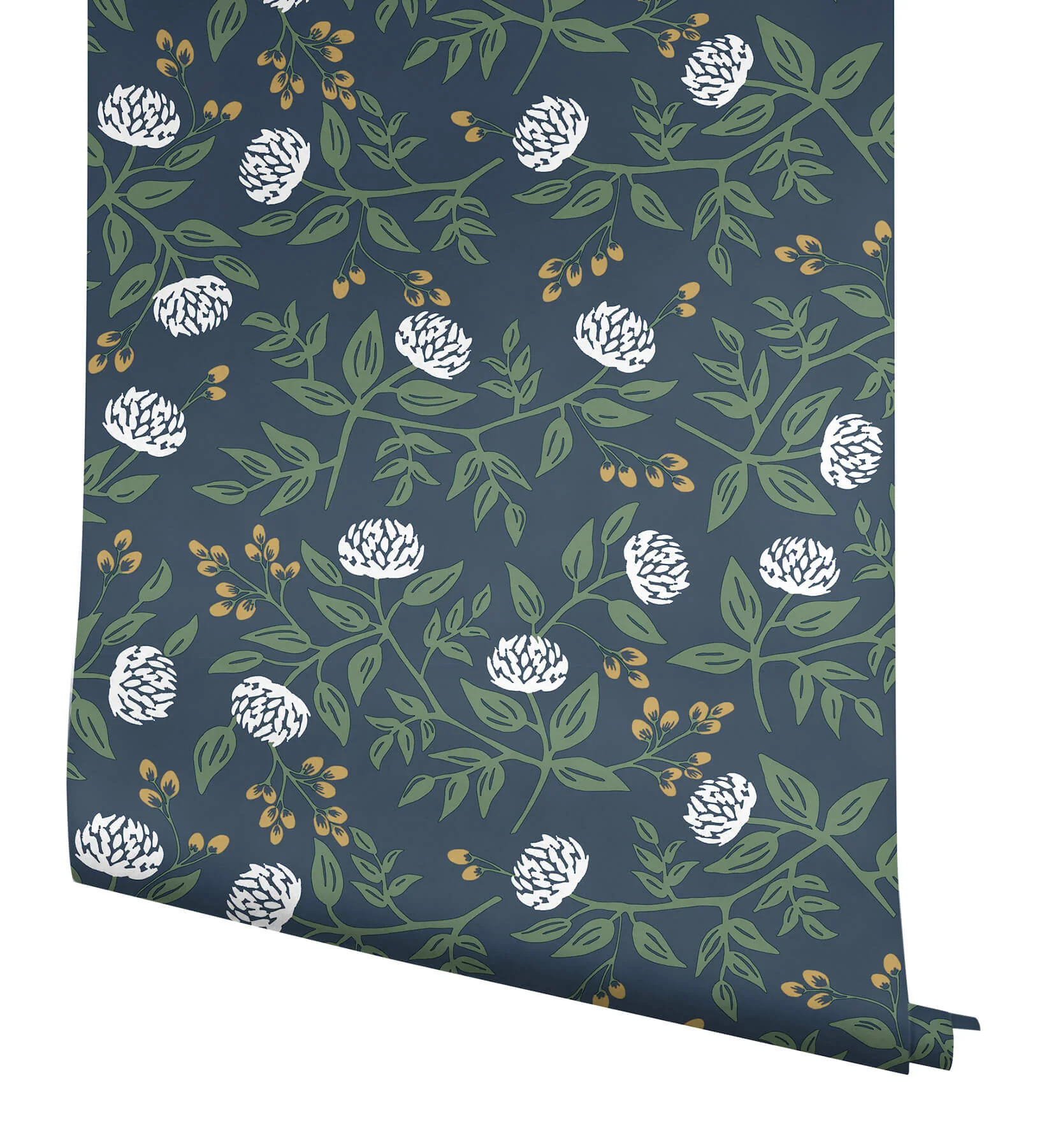 Rifle Paper Co. Peonies Peel & Stick Wallpaper - Navy - Image 4