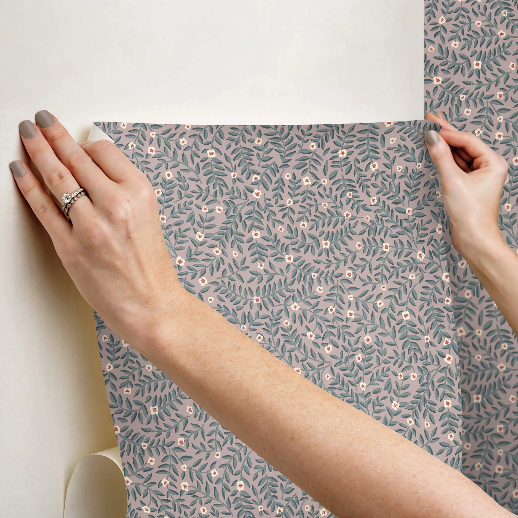 Rifle Paper Co. Elodie Peel & Stick Wallpaper - Lilac - Image 3